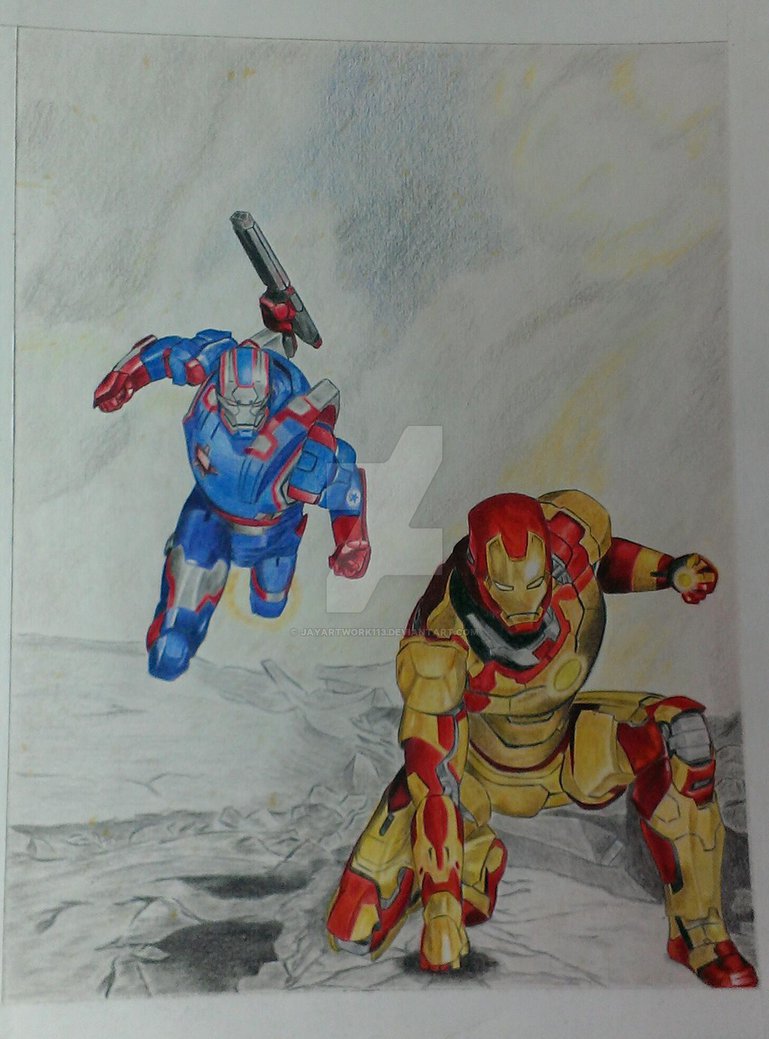 769x1039 Iron Man Drawing - Iron Man 3 Drawing