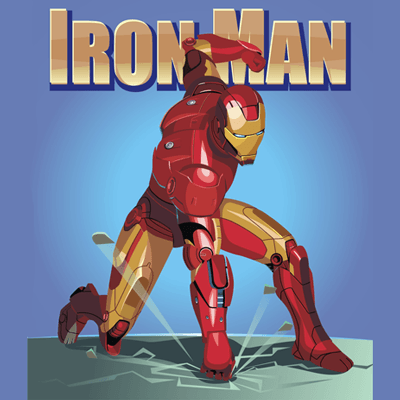 400x400 How To Draw Iron Man With Easy Step - Iron Man Cartoon Drawing