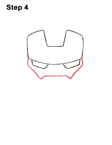 386x500 How To Draw Iron Man - Iron Man Cartoon Drawing