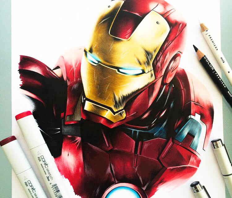 Iron Man Drawing at PaintingValley.com | Explore collection of Iron Man ...