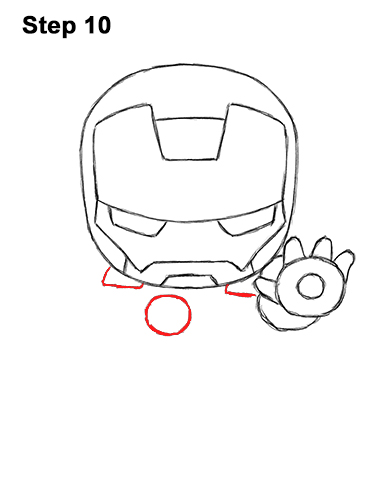 386x500 How To Draw Iron Man - Iron Man Drawing Easy