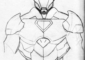 300x210 Iron Man Pencil Sketch Simple Easy Ironman Pencil Drawings - Iron Man Drawing Easy