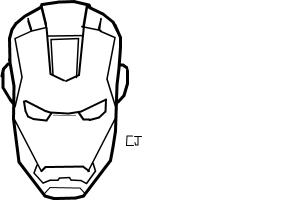 300x200 Ironman - Iron Man Drawing Easy