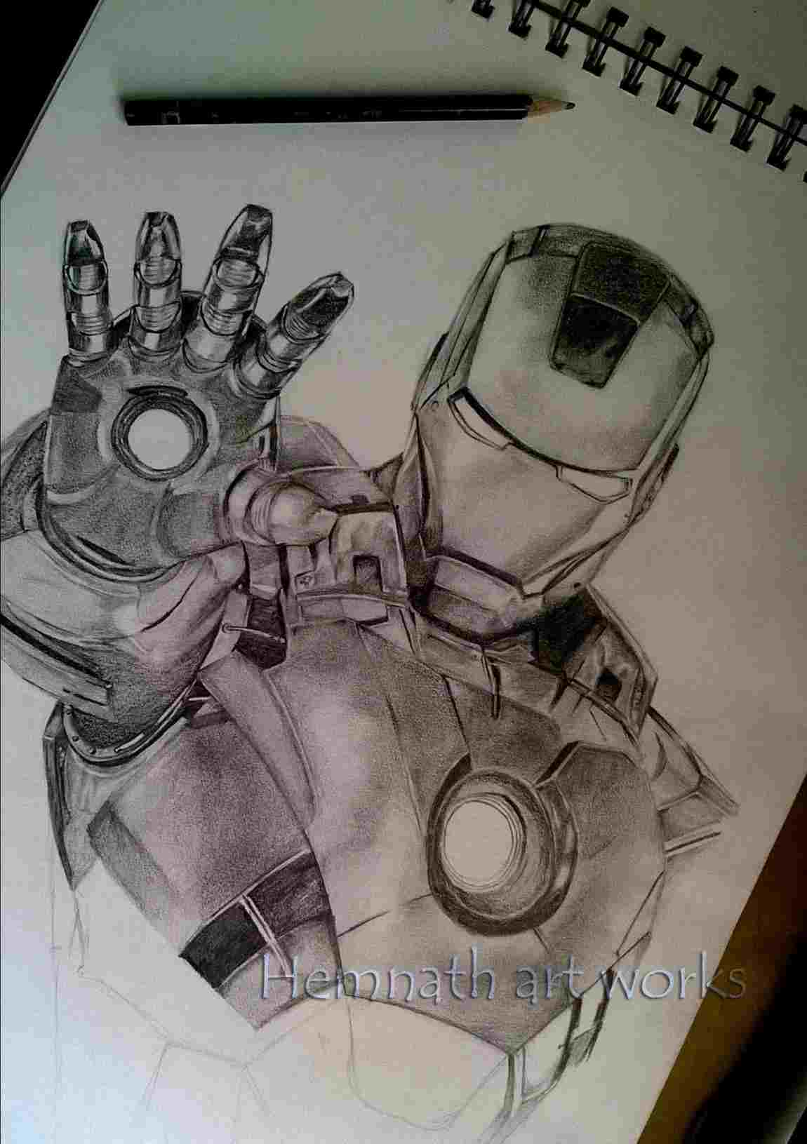 1150x1631 Iron Man Drawing In Pencil - Iron Man Drawing In Pencil