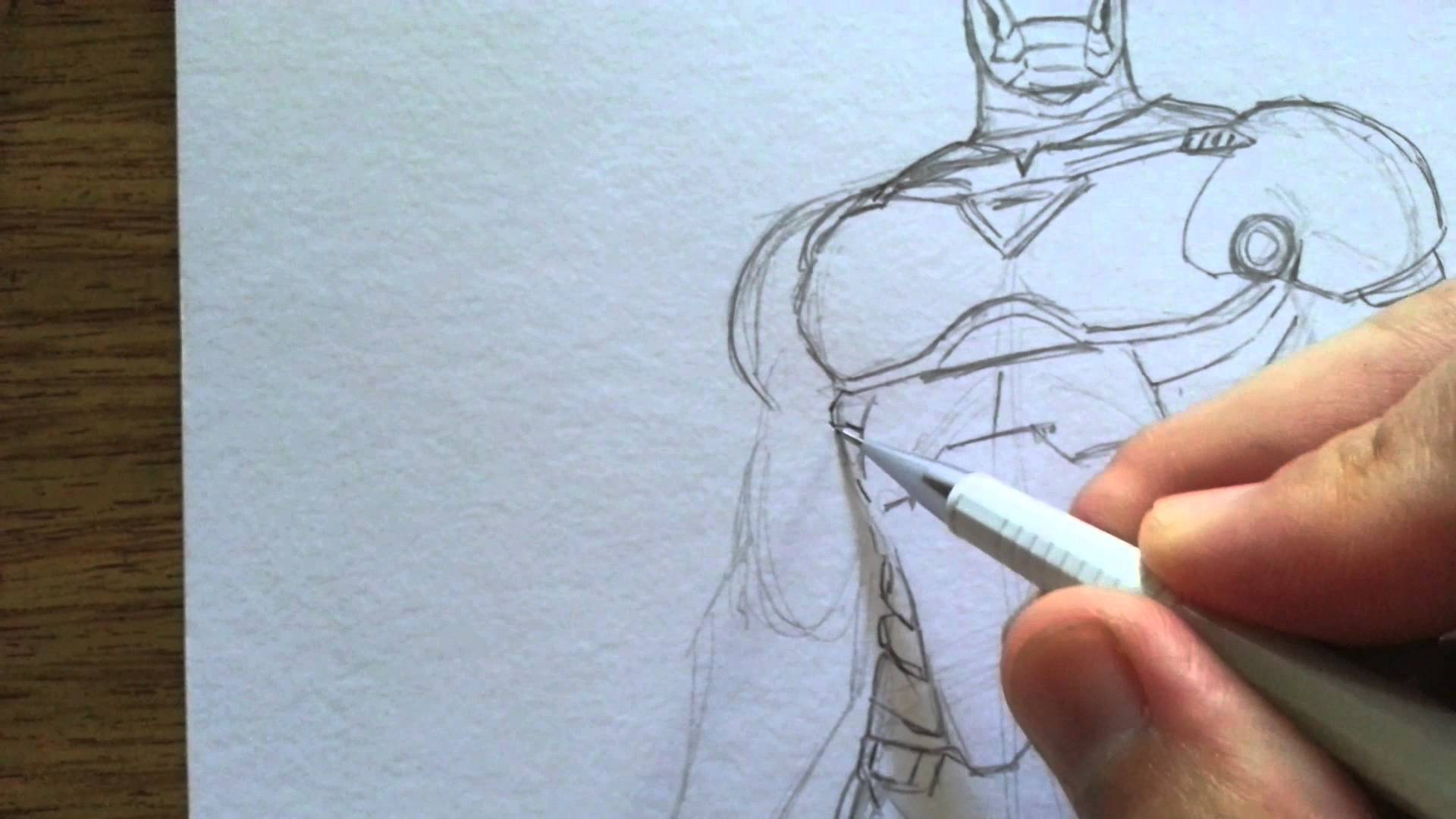 Как нарисовать железного человека поэтапно