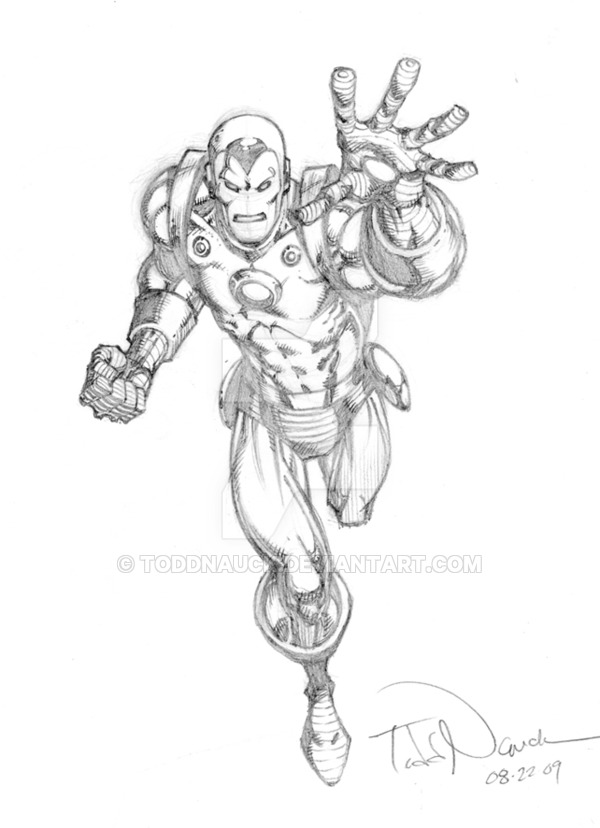 600x828 Iron Man Pencil Sketch - Iron Man Drawing In Pencil