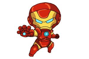 300x200 How To Draw Chibi Iron Man - Iron Man Easy Drawing