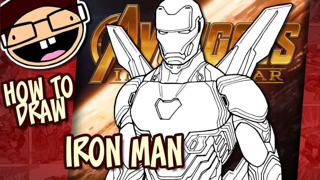 1024x576 How To Draw Iron Man - Iron Man Easy Drawing
