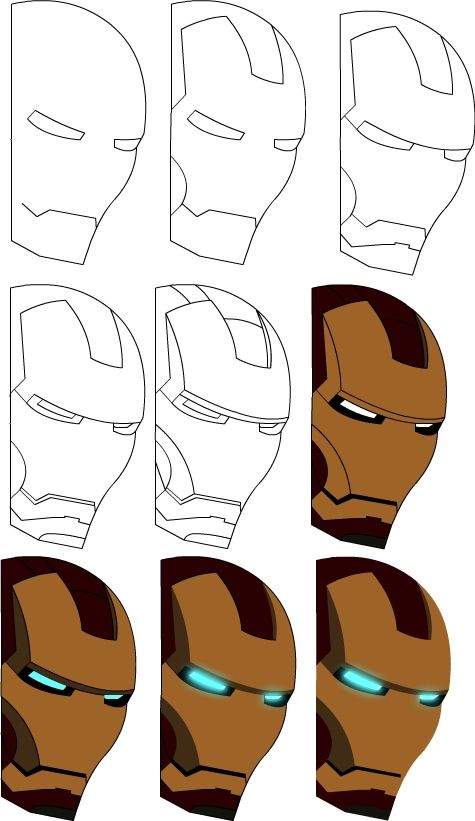 475x821 How To Draw Iron Man Drawings Wow! Drawing Tips In Marvel - Iron Man Easy Drawing