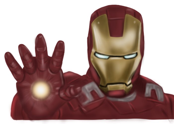 700x500 Learn How To Draw Iron Man Face - Iron Man Face Drawing