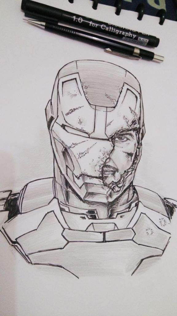 576x1024 Iron Man - Iron Man Head Drawing