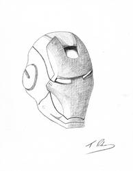 194x250 Iron Man Helmet Draw - Iron Man Helmet Drawing