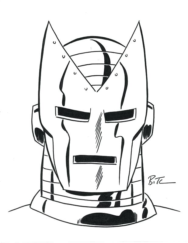 618x800 Iron Man Mask Drawing - Iron Man Helmet Drawing