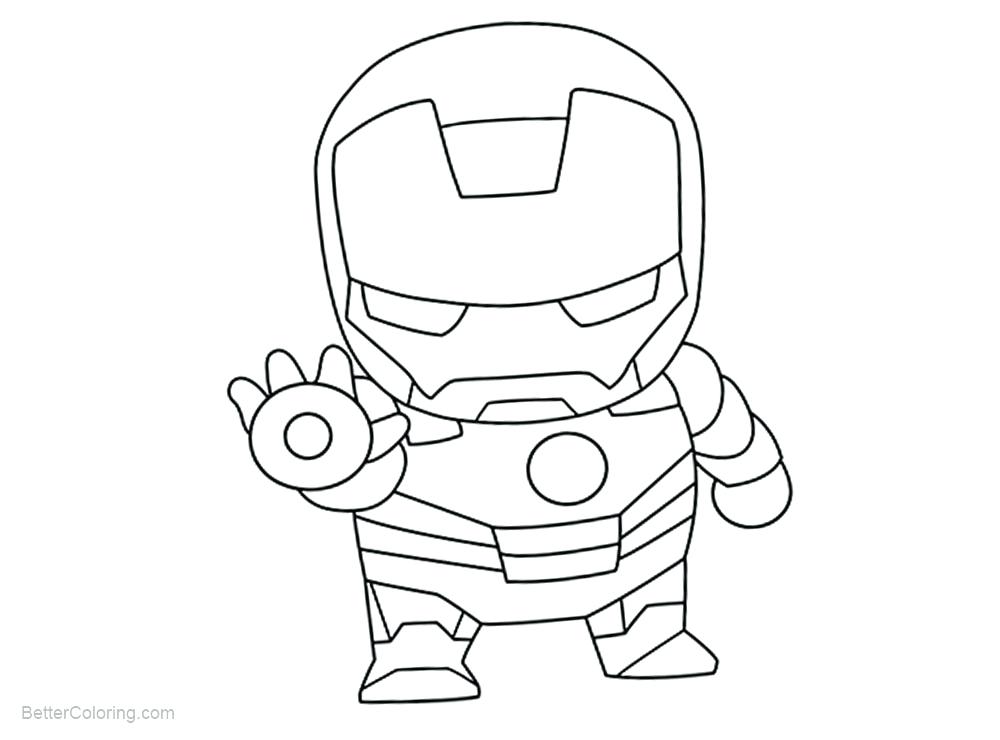 Download Iron Man Outline Drawing at PaintingValley.com | Explore ...