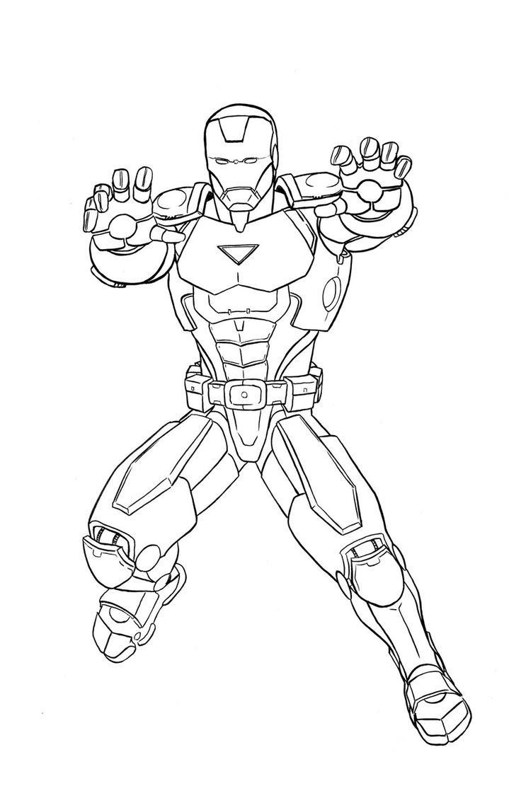 719x1111 Free Coloring Pages Iron Man Great Free Clipart, Silhouette - Iron Man Outline Drawing