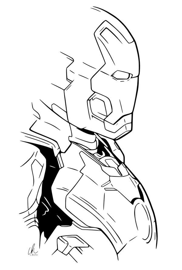 Iron Man Suit Drawing at PaintingValley.com | Explore collection of ...