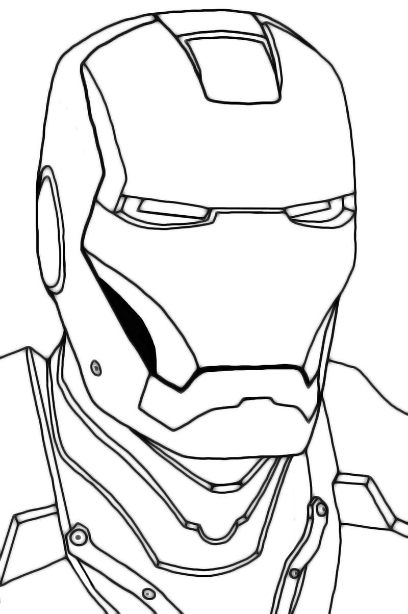 800x1204 Head Iron Man Suit Coloring Pages Drawing Lesson Ideas Iron - Iron Man Suit Drawing