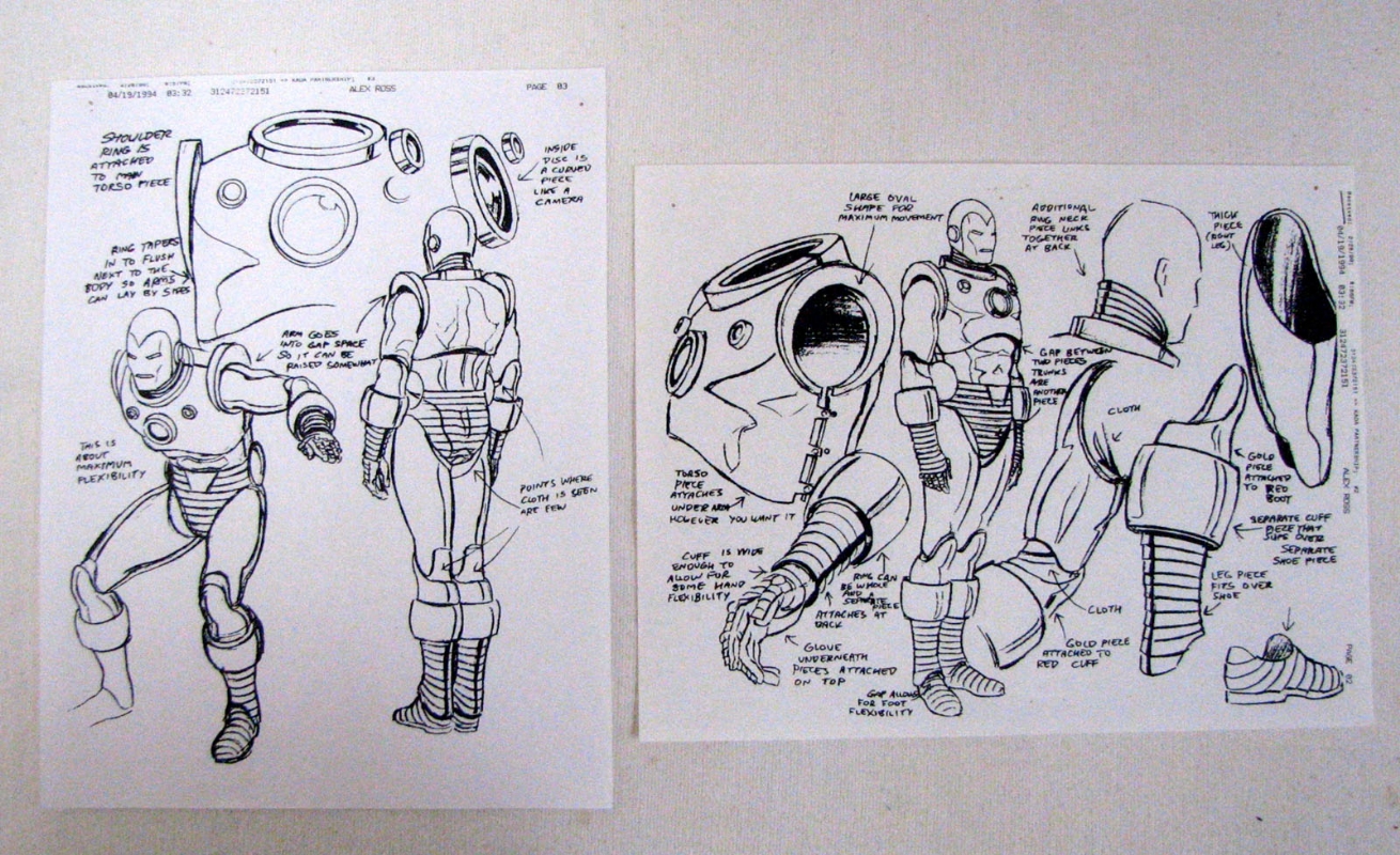 1310x800 Z Alex Ross Iron Man Suit Drawings, In Edward Endres's Iron Man - Iron Man Suit Drawing