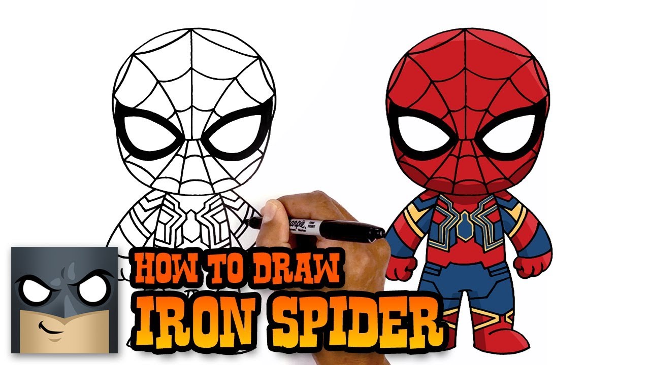 1280x720 Infinity War How To Draw Iron Spider - Iron Spider Drawing