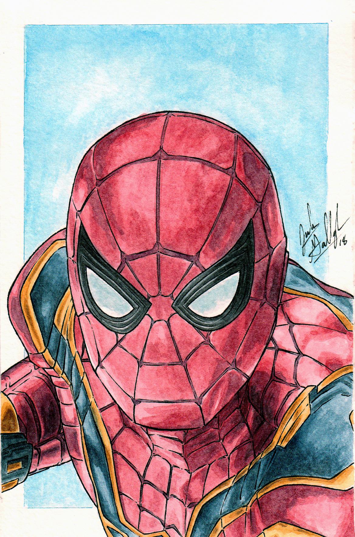 Iron Spider Drawing at Explore collection of Iron