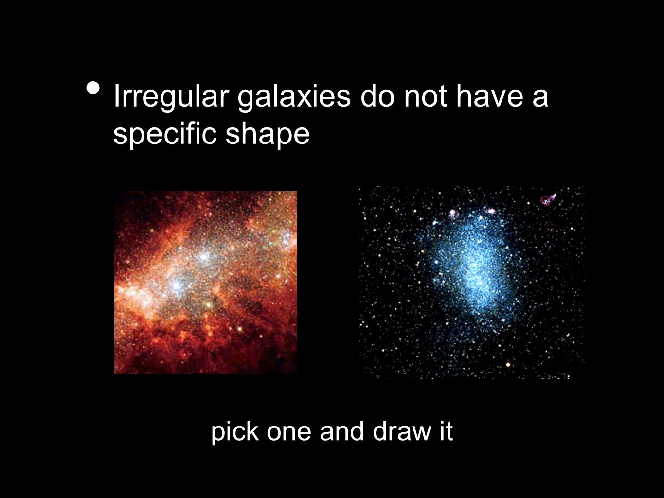 1365x1024 Galaxies In Our Universe Edwin Hubble Review Studied - Irregular Galaxy Drawing