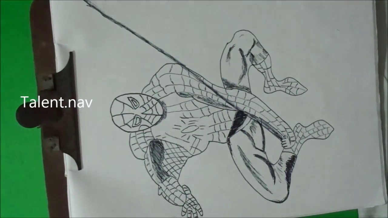 1280x720 How To Draw Spiderman In Minutes - Is Drawing A Talent