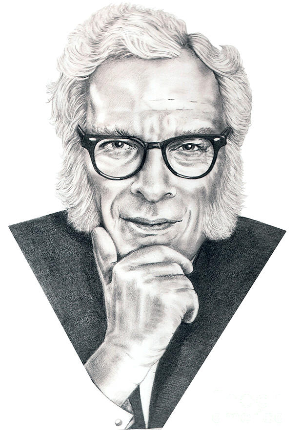 619x900 Isaac Asimov Drawing - Isaac Drawing