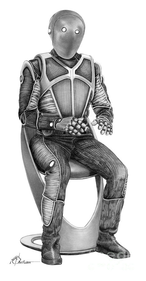 469x900 Isaac Mark Jackson Drawing - Isaac Drawing