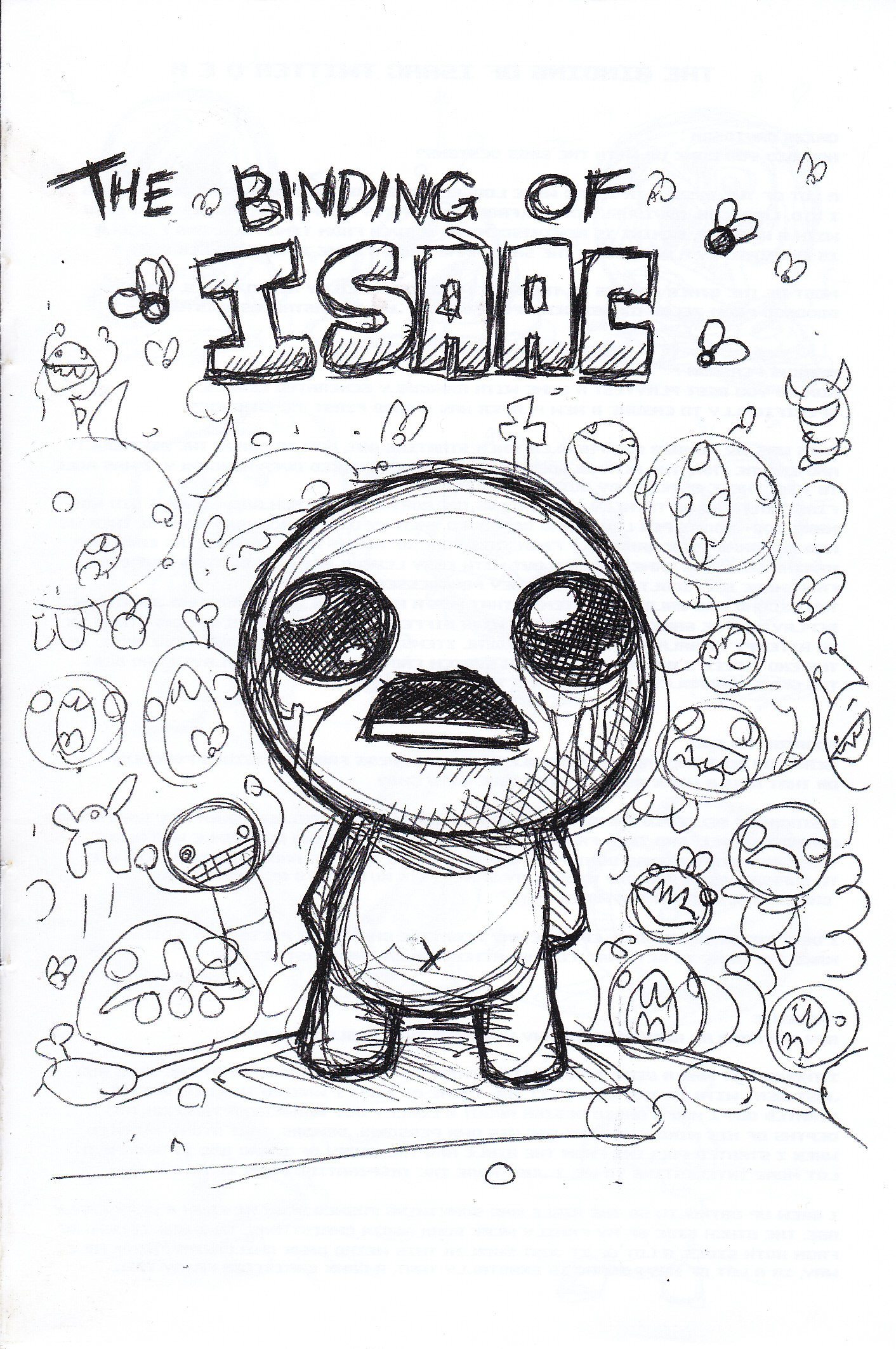 Как нарисовать isaac