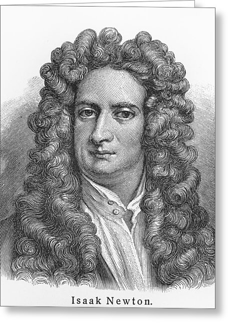 455x646 isaac newton drawing - Isaac Newton Drawing
