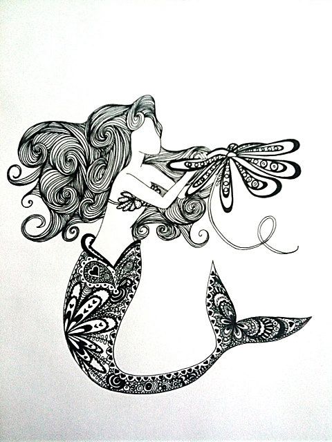 480x640 Ohmygod This Has My Love For The Little Mermaid And Fine Point - Isda Drawing