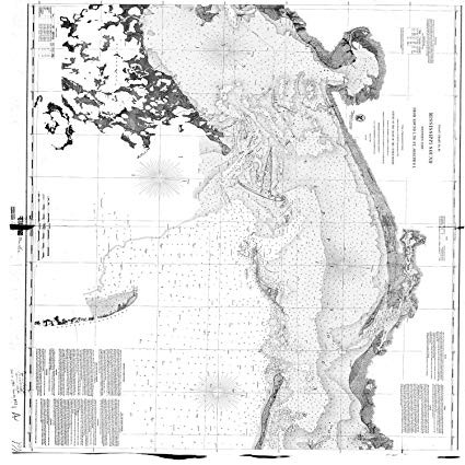425x425 vintography x inch us old nautical map - Island Map Drawing