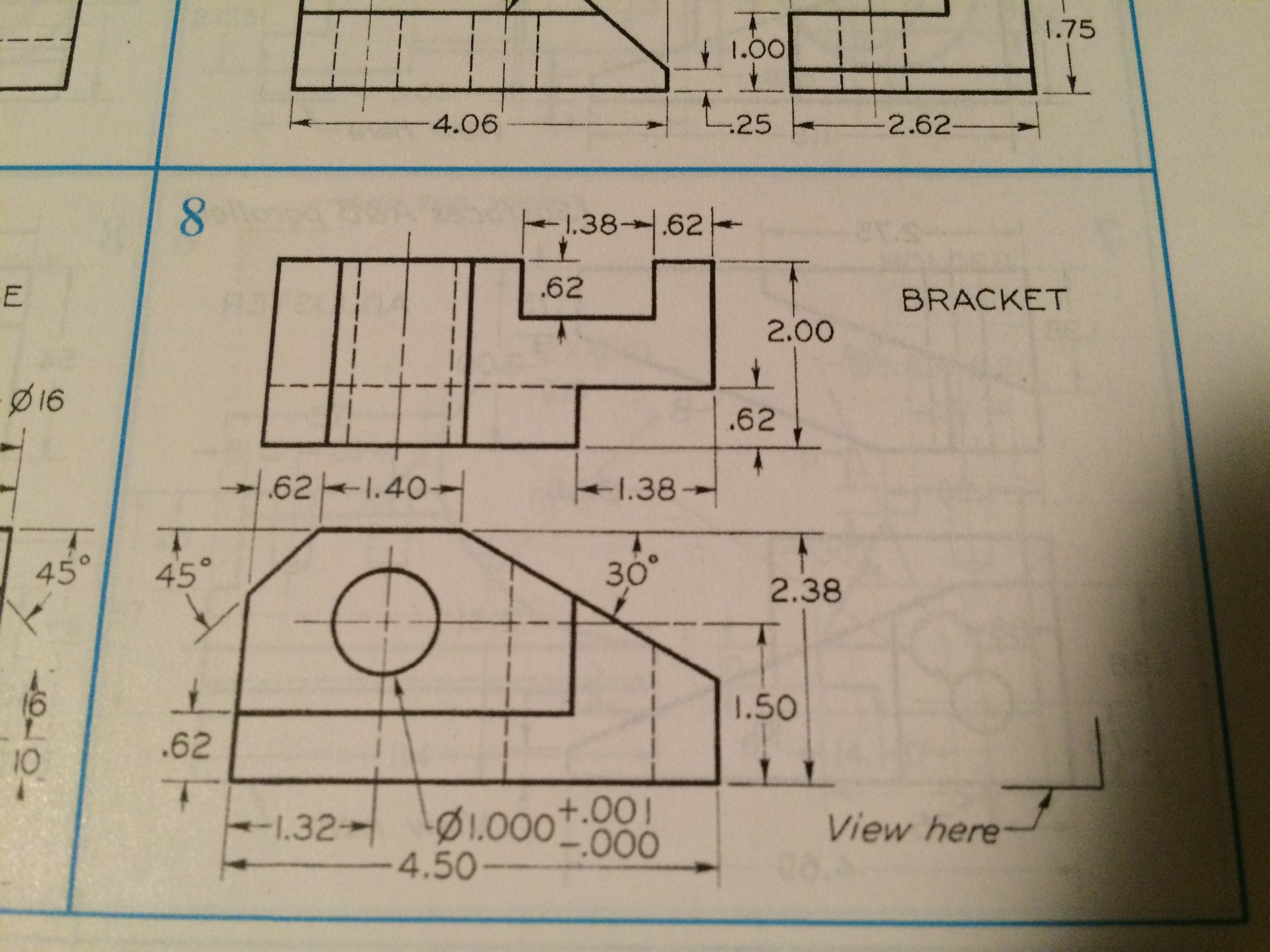 2500x1875 Solved Draw Isometric Pictorials Of Orthographic Proj - Isometric And Orthographic Drawing Worksheets