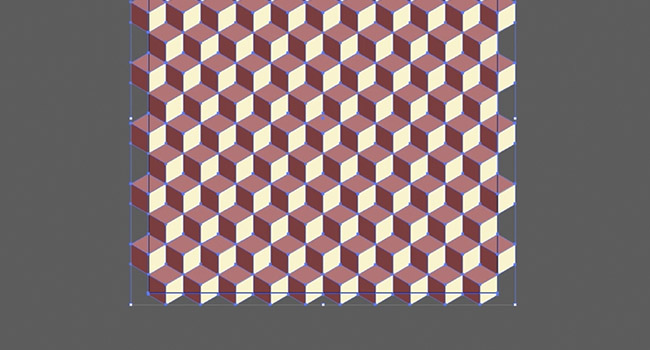 650x350 How To Make An Isometric Cube Pattern In Illustrator - Isometric Cube Drawing