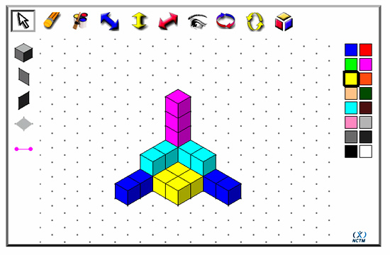 550x360 isometric drawing and cubes passy's world of mathematics - Isometric Cube Drawing