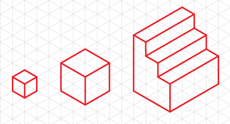 466x252 Teacher Resources - Isometric Cube Drawing