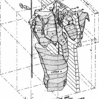 320x320 Historical Isometric Drawing Of Horne Ore Bodies - Isometric Drawing