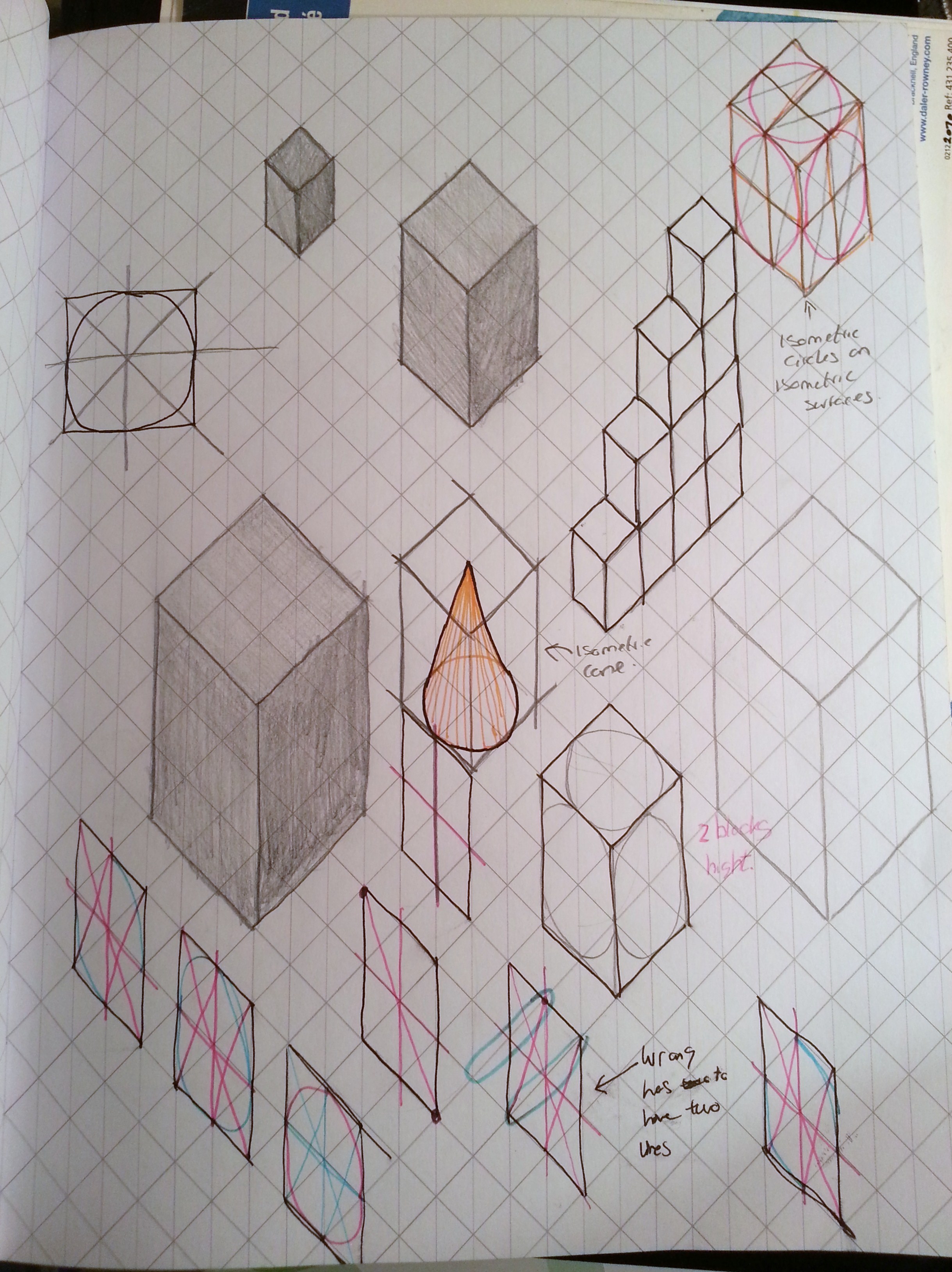 2438x3256 Isometric Drawing Final Major Project - Isometric Drawing Book