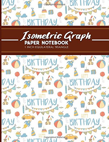 383x500 Isometric Graph Paper Notebook Inch Equilateral Triangle - Isometric Drawing Book