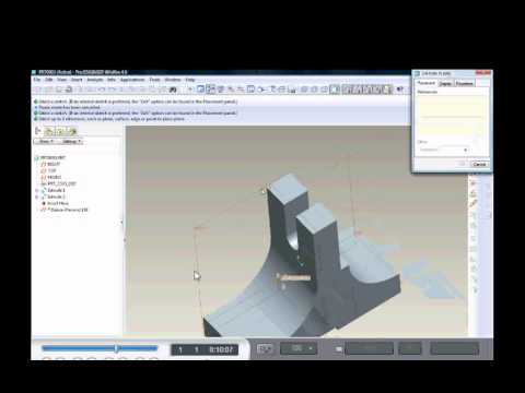 480x360 Pro E Isometric Drawing Example From Engineering Graphics Book - Isometric Drawing Book
