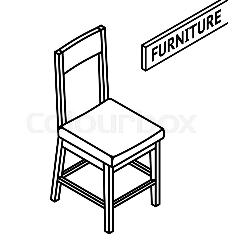 Isometric Drawing Of A Chair At Paintingvalley Com Explore