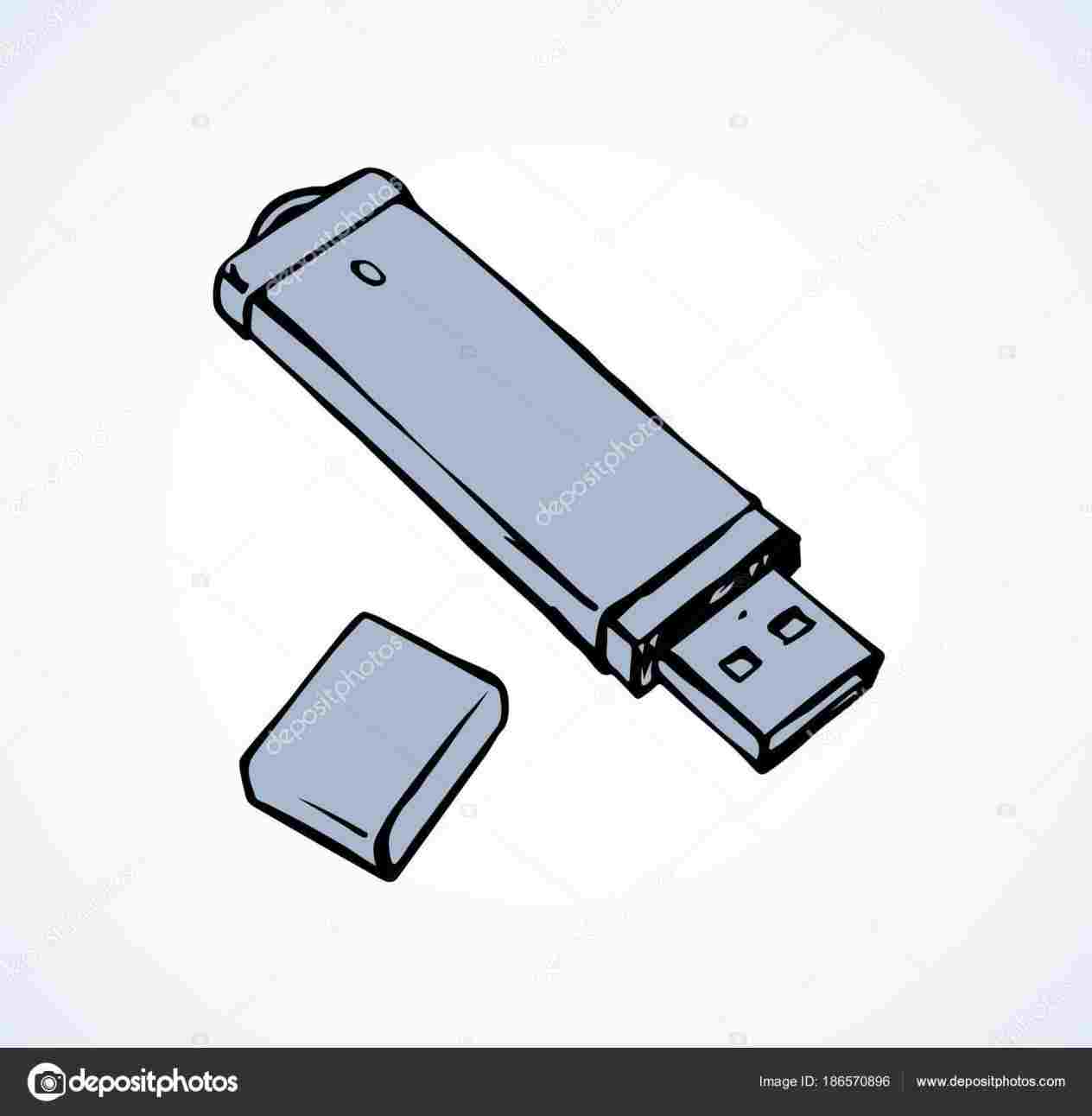 1264x1292 Drawing Drawing Fine Art - Isometric Drawing Of A Flash Drive