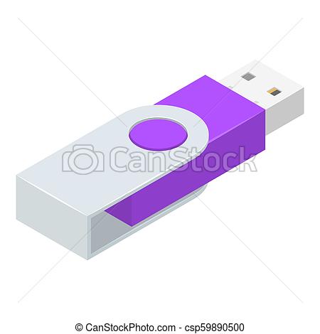 450x470 steel usb flash icon, isometric style steel usb flash icon - Isometric Drawing Of A Flash Drive