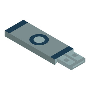 300x300 Flash Memory Royalty Free Vectors - Isometric Drawing Of A Flash Drive