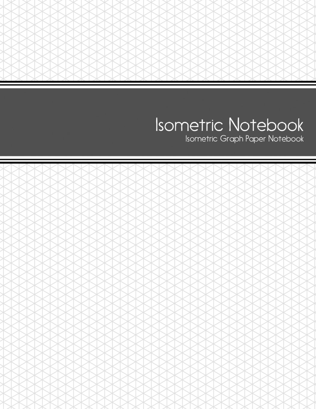 1051x1360 isometric notebook isometric graph paper notebook - Isometric Drawing Pad