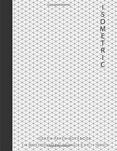 387x500 Isometric Graph Paper Notebook Inch Equilateral Triangle - Isometric Drawing Paper
