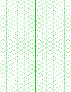 281x364 Isometric Graph Paper - Isometric Drawing Paper