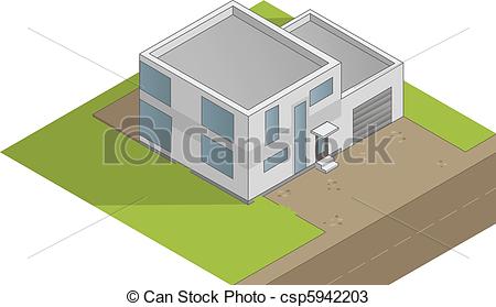 450x279 Isometric House Illustration - Isometric House Drawing