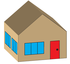 277x254 Teacher Resources - Isometric House Drawing