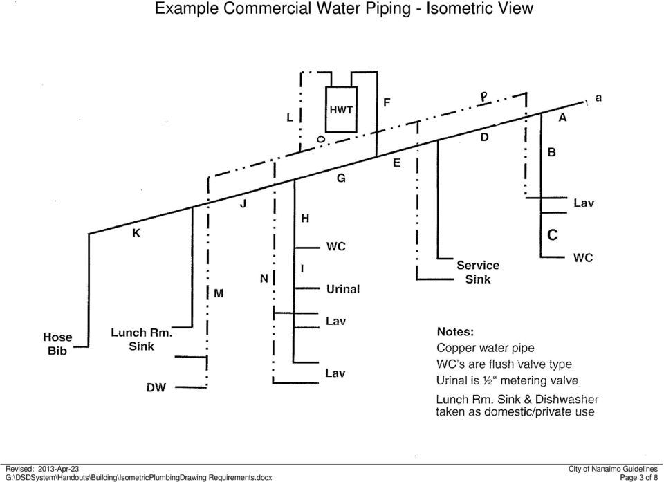 plumbing isometric drawings examples